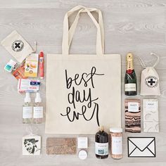 Find out what to include in wedding welcome bags with this complete list of  ideas that are per… in 2023