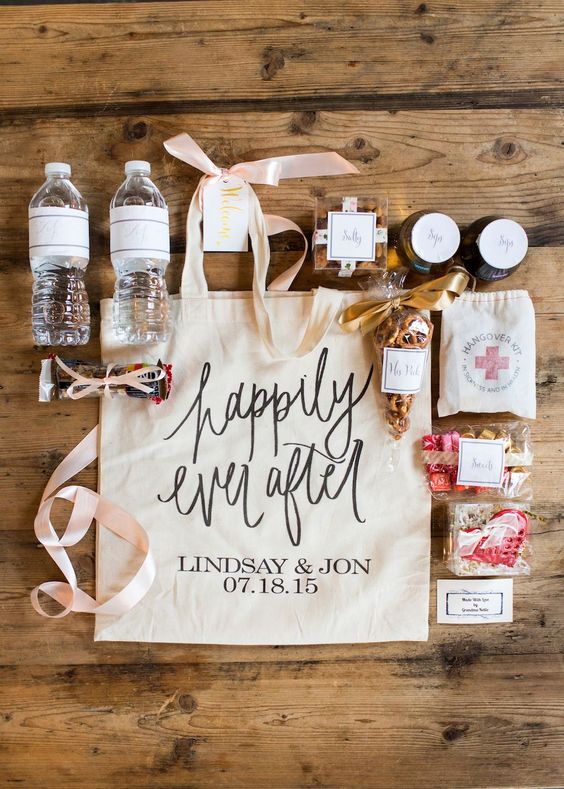 Wedding Gift Bag Ideas To Surprise Your Guests